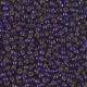 Miyuki rocailles kralen 11/0 - Dyed silver lined dark purple 11-1426